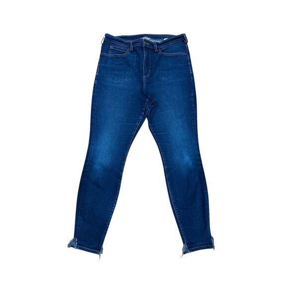 Duluth Trading Co Women’s Size 12 Daily Denim Slim Leg Jeans Dark Stretch - Picture 1 of 9